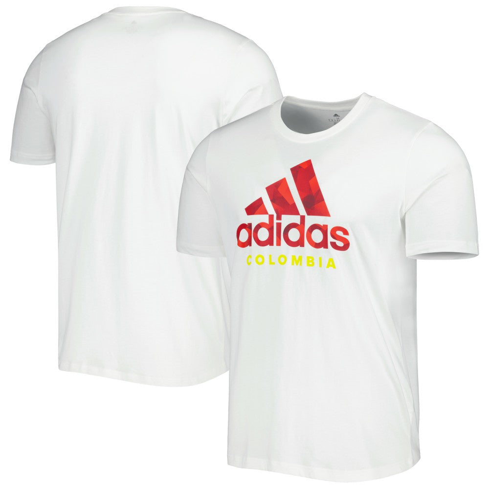 Adidas - Colombia National Team DNA Graphic T-Shirt - White