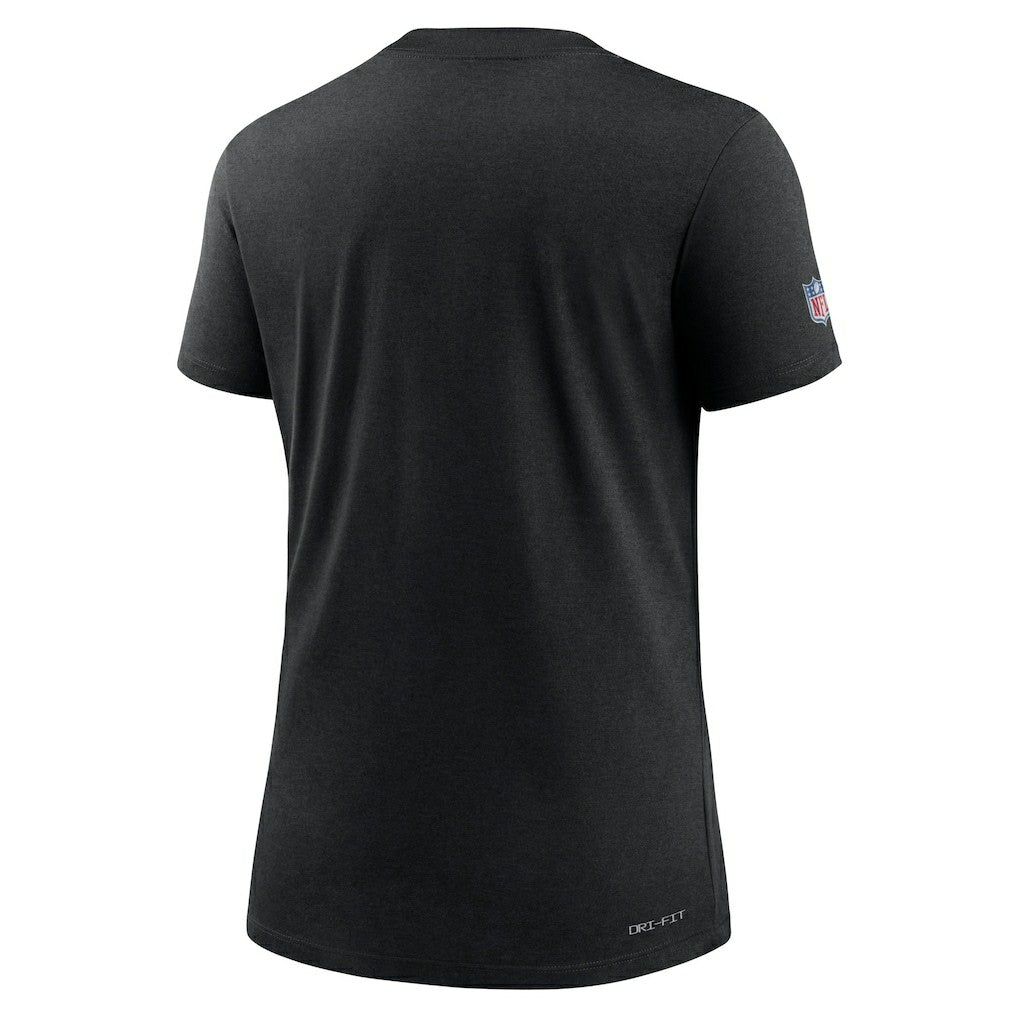 Jacksonville Jaguars Women's NFL Crucial Catch Performance T-Shirt - Black - Nike