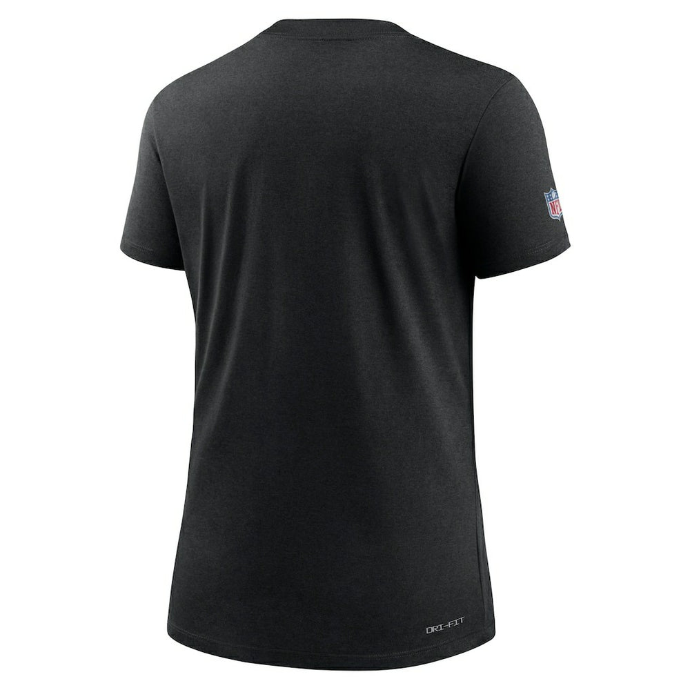 Jacksonville Jaguars Women's NFL Crucial Catch Performance T-Shirt - Black - Nike