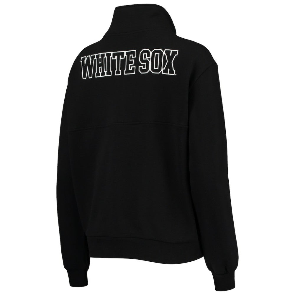 Chicago White Sox The Wild Collective Women's Two-Hit Quarter-Zip Pullover Top Sale