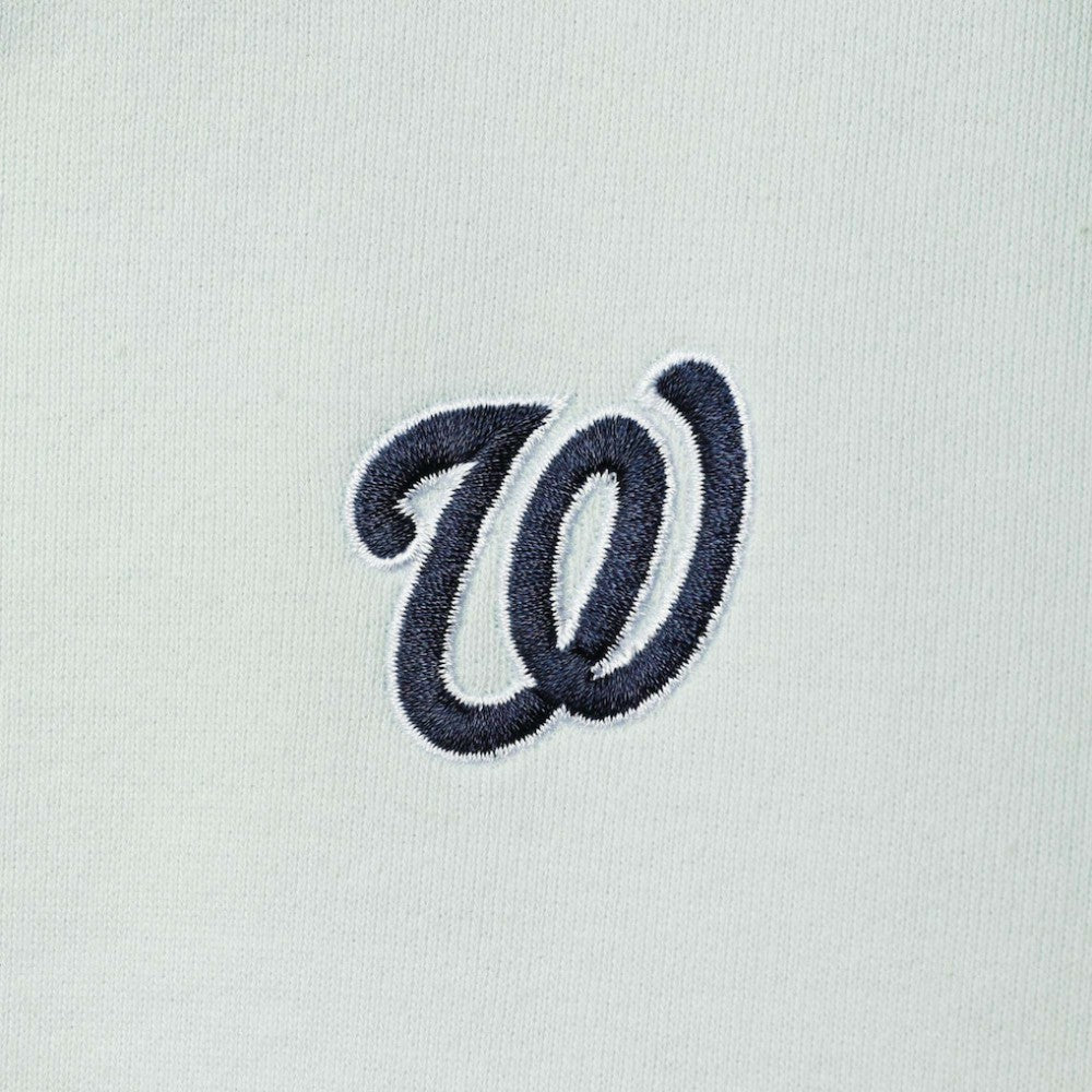 Washington Nationals The Wild Collective Women's Two-Hit Quarter-Zip Pullover Top Discount