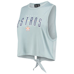 Houston Astros The Wild Collective Women's Open Back Twist-Tie Tank Top Discount