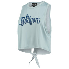 Los Angeles Dodgers The Wild Collective Women's Open Back Twist-Tie Tank Top Outlet