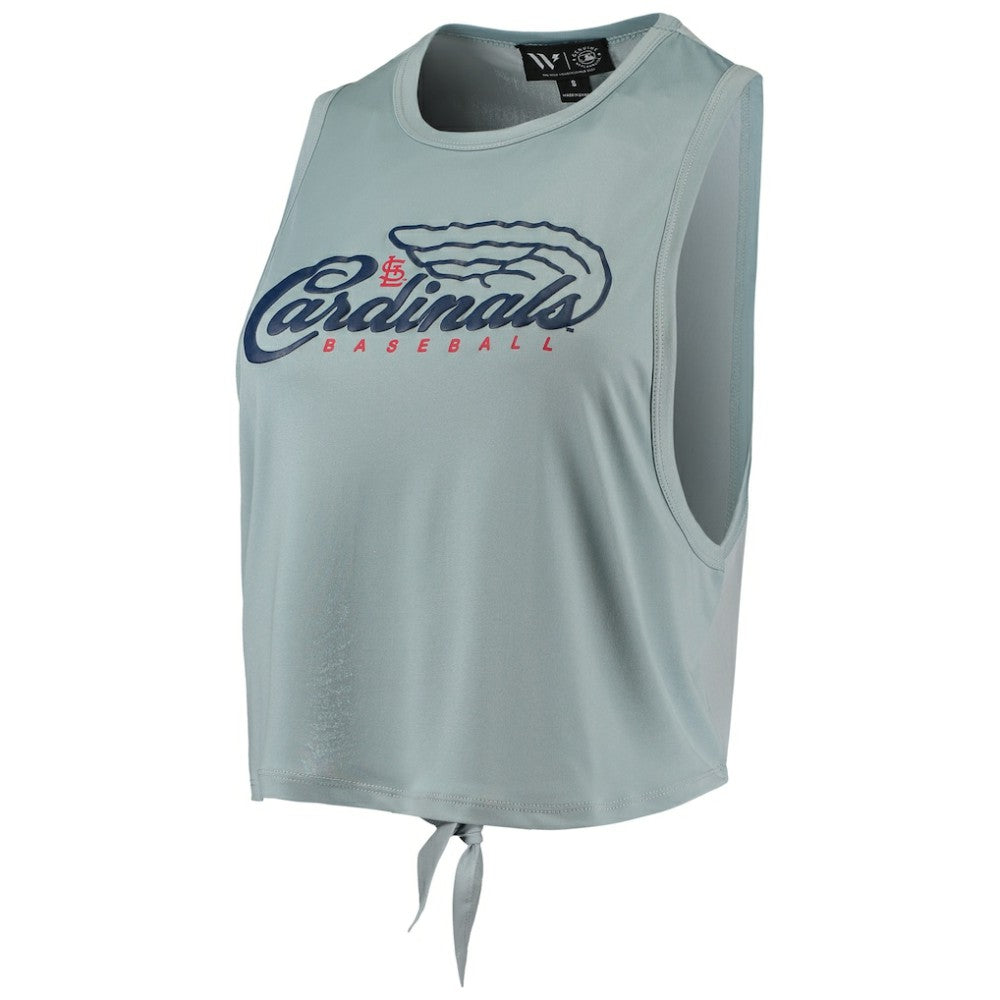 St. Louis Cardinals The Wild Collective Women's Open Back Twist-Tie Tank Top Discount