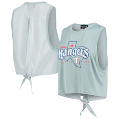 Texas Rangers The Wild Collective Women's Open Back Twist-Tie Tank Top Outlet