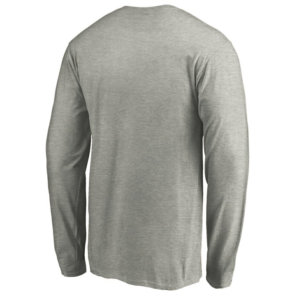 Chicago Bulls Primary Team Logo Long Sleeve T-Shirt Heathered Gray