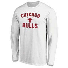 Chicago Bulls Victory Arch Long Sleeve T-Shirt White
