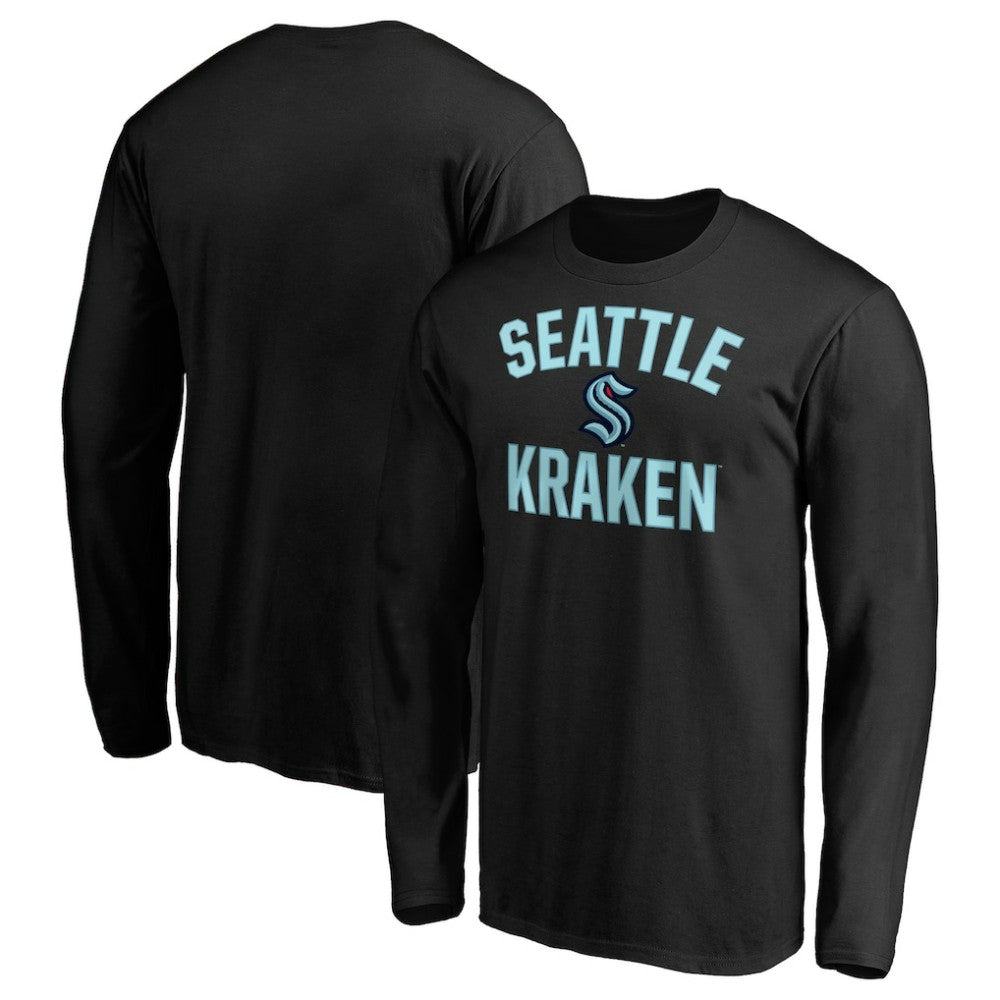 Seattle Kraken Team Victory Arch Long Sleeve T-Shirt - Black | NHL discount