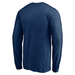 Seattle Kraken Gradient Logo Long Sleeve T-Shirt - Deep Sea Blue | NHL Lifestyle