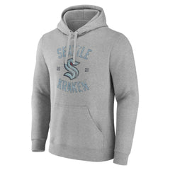 Seattle Kraken Heritage Pullover Hoodie - Heathered Gray | NHL on sale