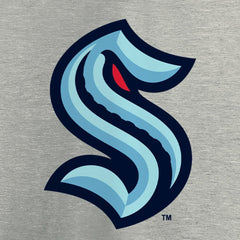 Seattle Kraken Primary Logo T-Shirt - Heathered Gray | NHL online