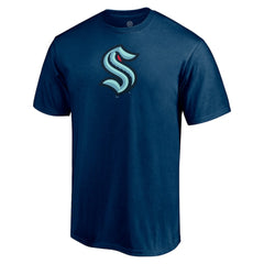 Seattle Kraken Primary Logo T-Shirt - Deep Sea Blue | NHL discount