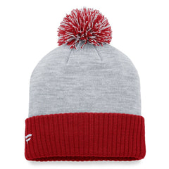 Arizona Cardinals Women's Ash Cuffed Knit Hat with Pom - Heather Gray - Fanatics
