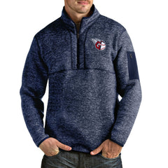 Cleveland Guardians Antigua Fortune Quarter-Zip Pullover Jacket Outlet