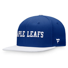 Toronto Maple Leafs Fanatics Iconic Color Blocked Snapback Hat - Blue/White | Fanatics Lifestyle