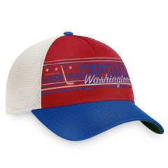Washington Capitals Fanatics True Classic Retro Trucker Snapback Hat - Red/Royal | Fanatics Lifestyle