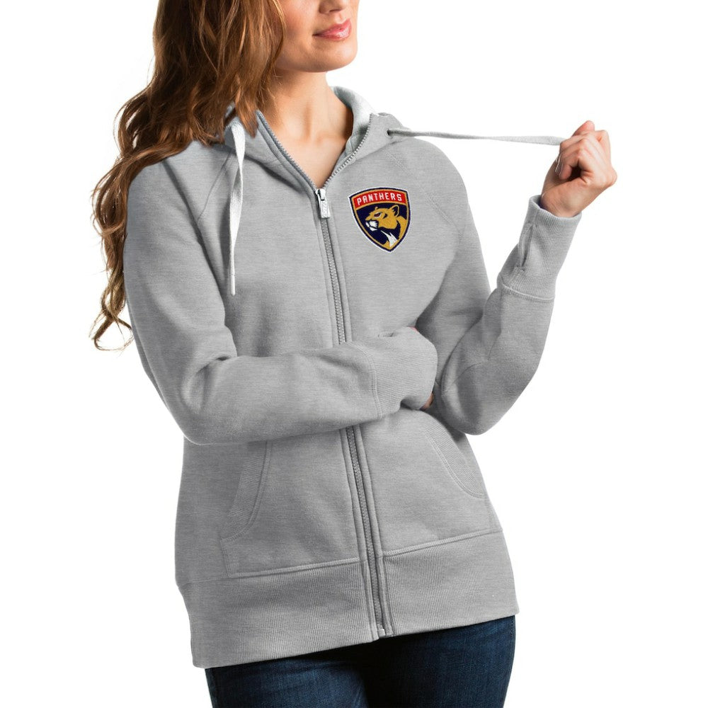 Florida Panthers Antigua Women's Victory Full-Zip Hoodie - Heathered Gray | NHL discount