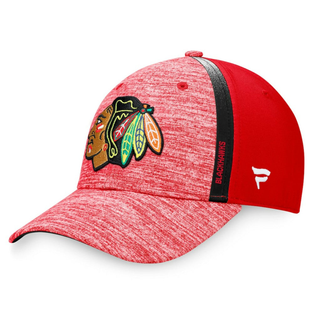 Chicago Blackhawks Fanatics Defender Flex Hat - Red | Fanatics sale