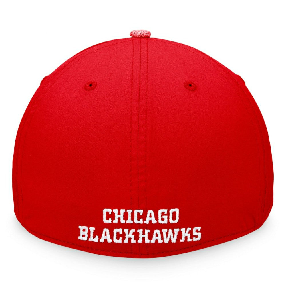 Chicago Blackhawks Fanatics Defender Flex Hat - Red | Fanatics sale