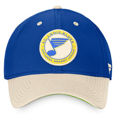 St. Louis Blues Fanatics True Classics Retro Flex Hat - Royal/Khaki | Fanatics on sale