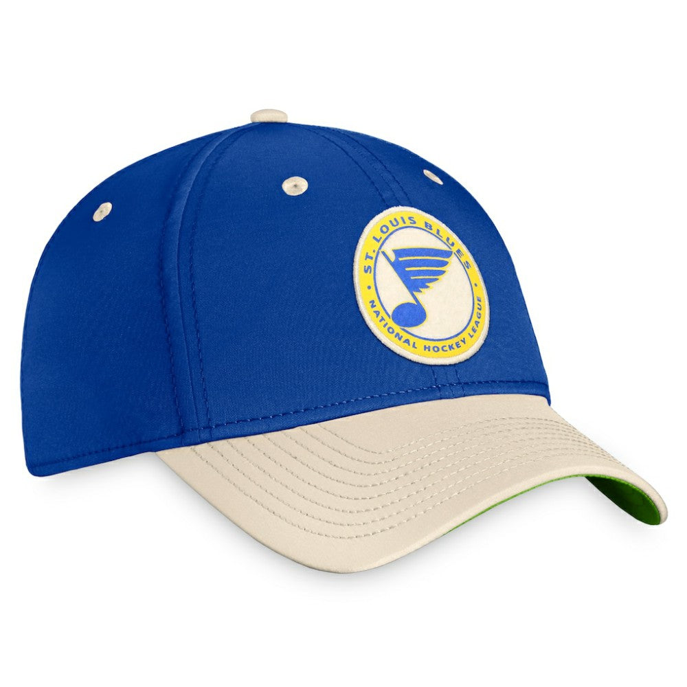 St. Louis Blues Fanatics True Classics Retro Flex Hat - Royal/Khaki | Fanatics on sale