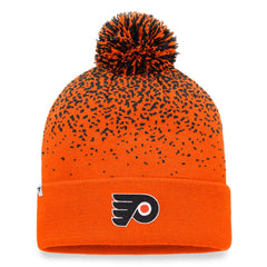 Philadelphia Flyers Fanatics Iconic Gradient Cuffed Knit Hat with Pom - Orange | Fanatics sale