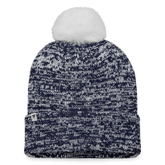 Seattle Kraken Fanatics Women's Glimmer Cuffed Knit Hat with Pom - Deep Sea Blue | Fanatics near me