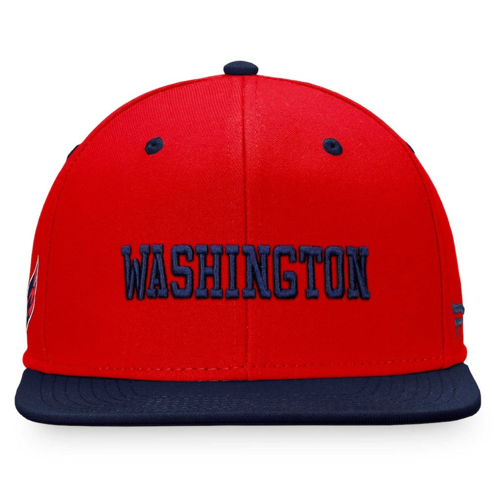 Washington Capitals Fanatics Heritage City Two-Tone Snapback Hat - Red/Navy | Fanatics online