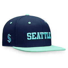 Seattle Kraken Fanatics Heritage City Two-Tone Snapback Hat - Deep Sea Blue/Light Blue | Fanatics near me