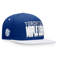 Toronto Maple Leafs Fanatics Heritage Retro Two-Tone Snapback Hat - Blue/White | Fanatics on sale