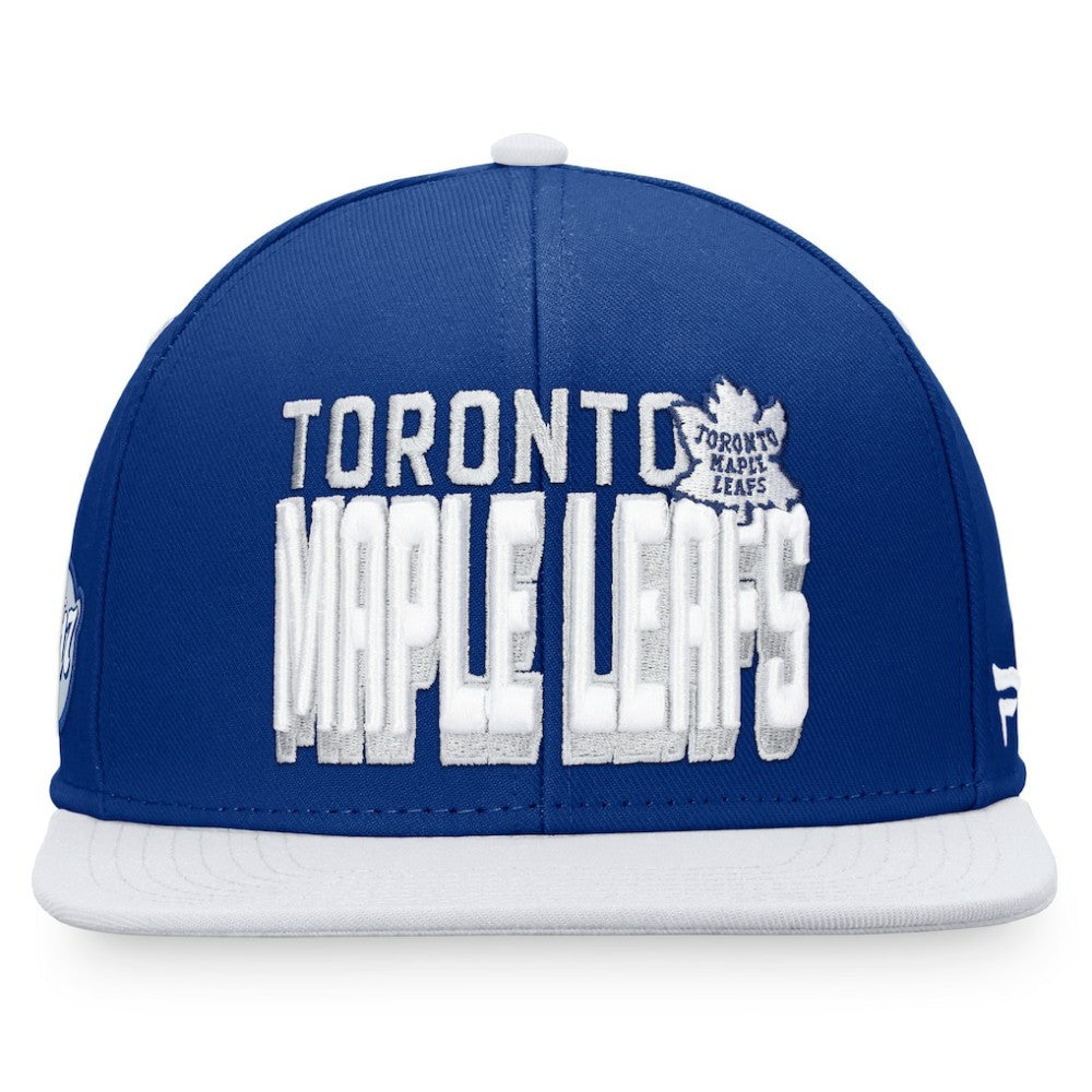 Toronto Maple Leafs Fanatics Heritage Retro Two-Tone Snapback Hat - Blue/White | Fanatics on sale