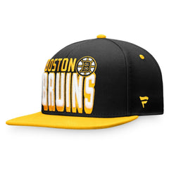 Boston Bruins Fanatics Heritage Retro Two-Tone Snapback Hat - Black/Gold | Fanatics online