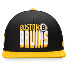 Boston Bruins Fanatics Heritage Retro Two-Tone Snapback Hat - Black/Gold | Fanatics on sale
