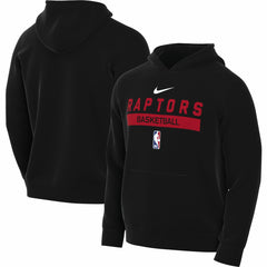Nike Toronto Raptors 2022/23 Spotlight On-Court Practice Performance Pullover Hoodie Black