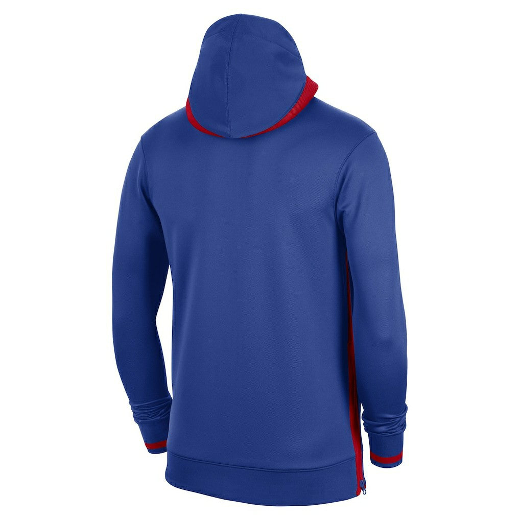 Nike Philadelphia 76ers Authentic Showtime Performance Full-Zip Hoodie Royal