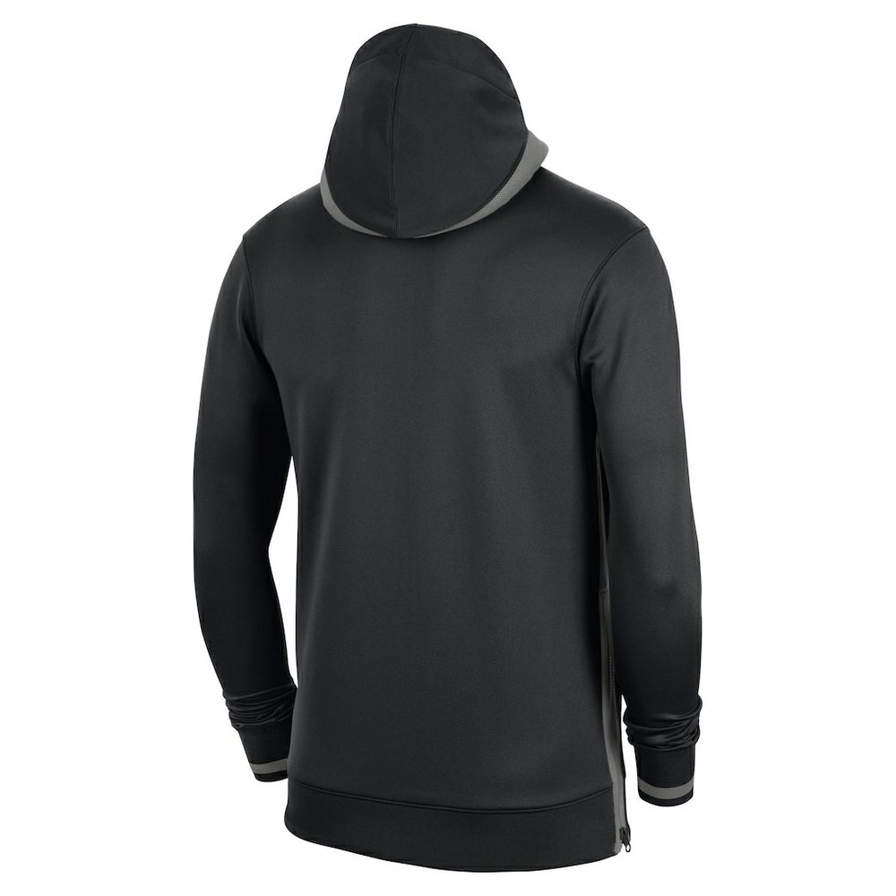 Nike Brooklyn Nets Authentic Showtime Performance Full-Zip Hoodie Black