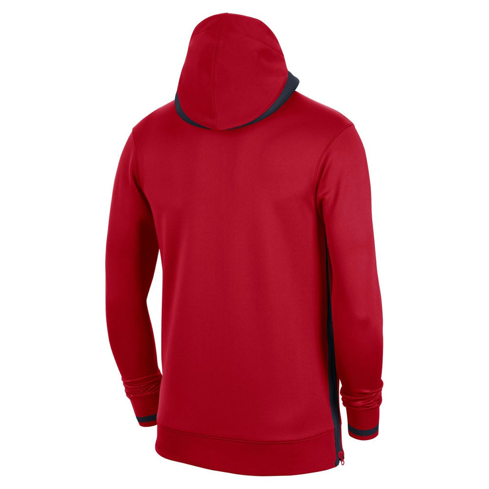 Nike Washington Wizards Authentic Showtime Performance Full-Zip Hoodie Red