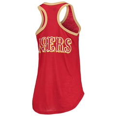 San Francisco 49ers G-III 4Her by Carl Banks Women's Tater Burnout Tank Top - Scarlet - NFL