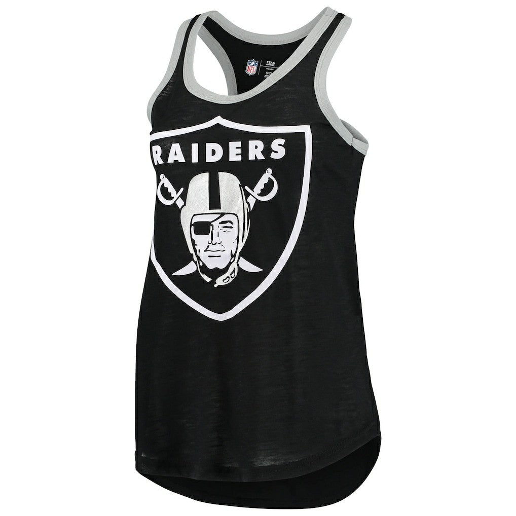 Las Vegas Raiders G-III 4Her by Carl Banks Women's Tater Burnout Tank Top - Black - NFL