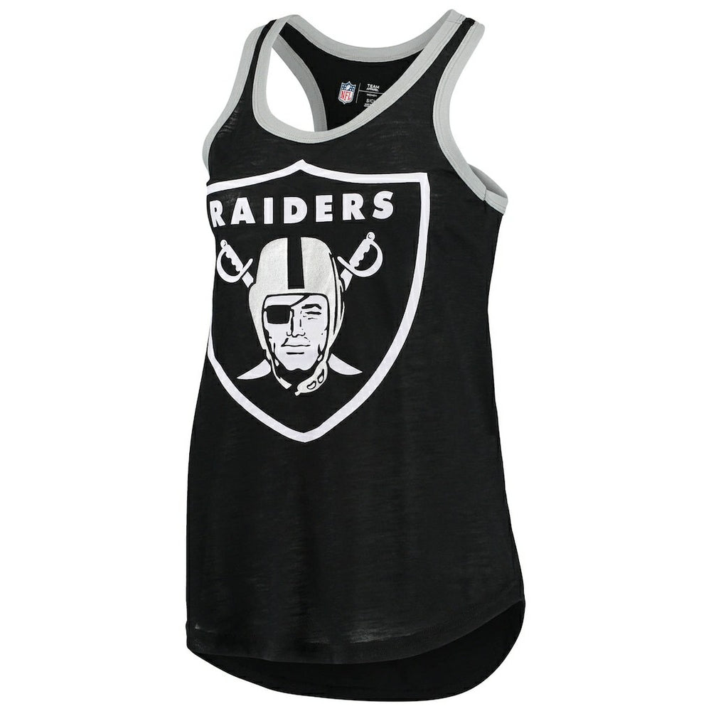 Las Vegas Raiders G-III 4Her by Carl Banks Women's Tater Burnout Tank Top - Black - NFL