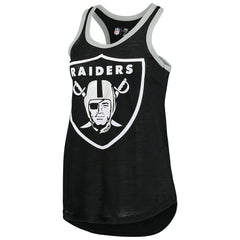 Las Vegas Raiders G-III 4Her by Carl Banks Women's Tater Burnout Tank Top - Black - NFL