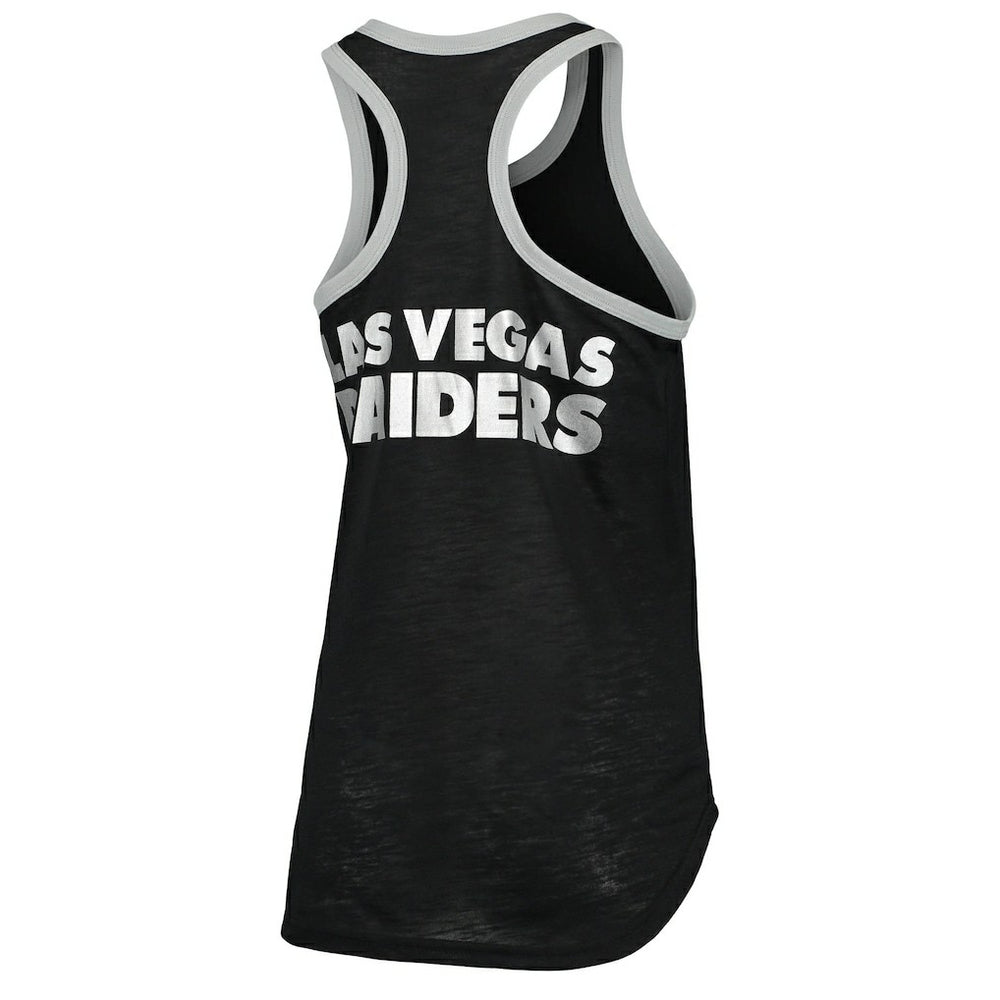 Las Vegas Raiders G-III 4Her by Carl Banks Women's Tater Burnout Tank Top - Black - NFL