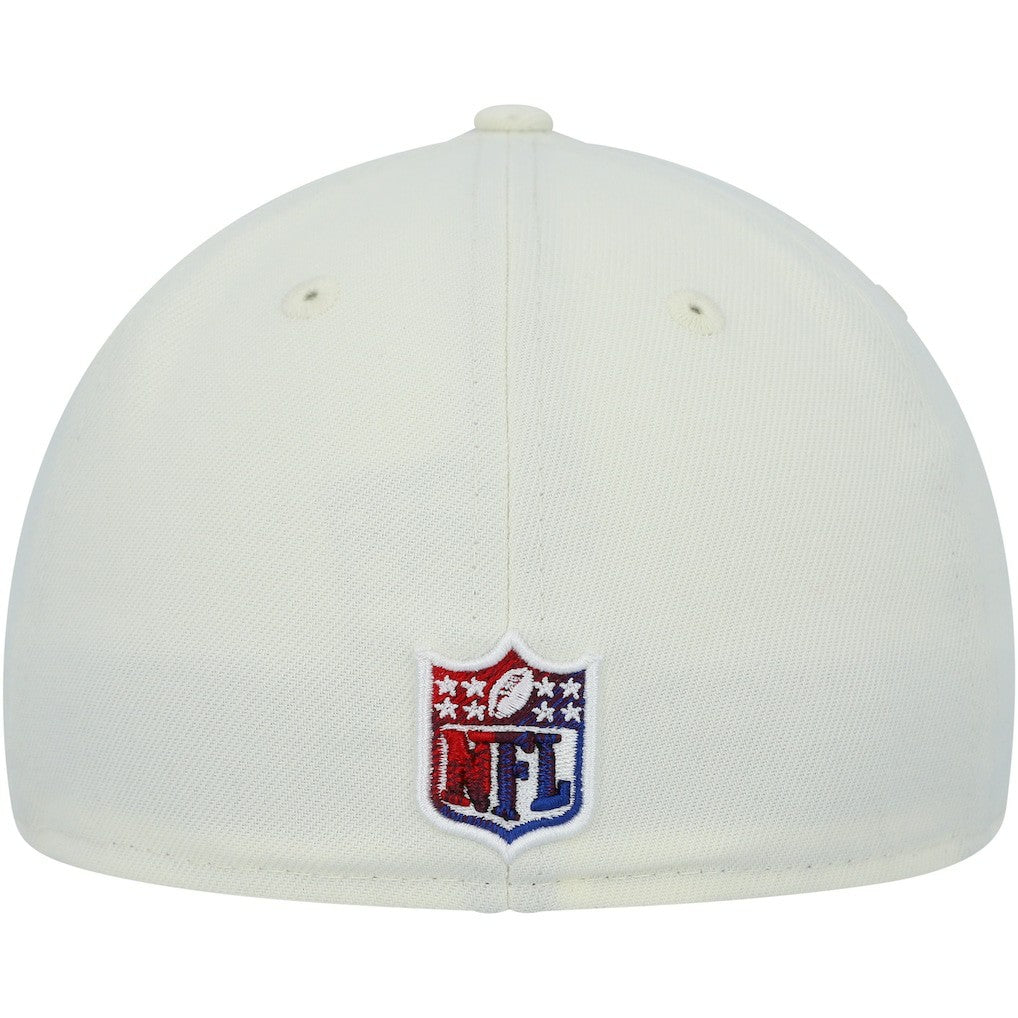 New York Giants New Era Chrome Color Dim 59FIFTY Fitted Hat - Cream - NFL
