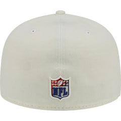 New York Giants New Era Chrome Color Dim 59FIFTY Fitted Hat - Cream - NFL