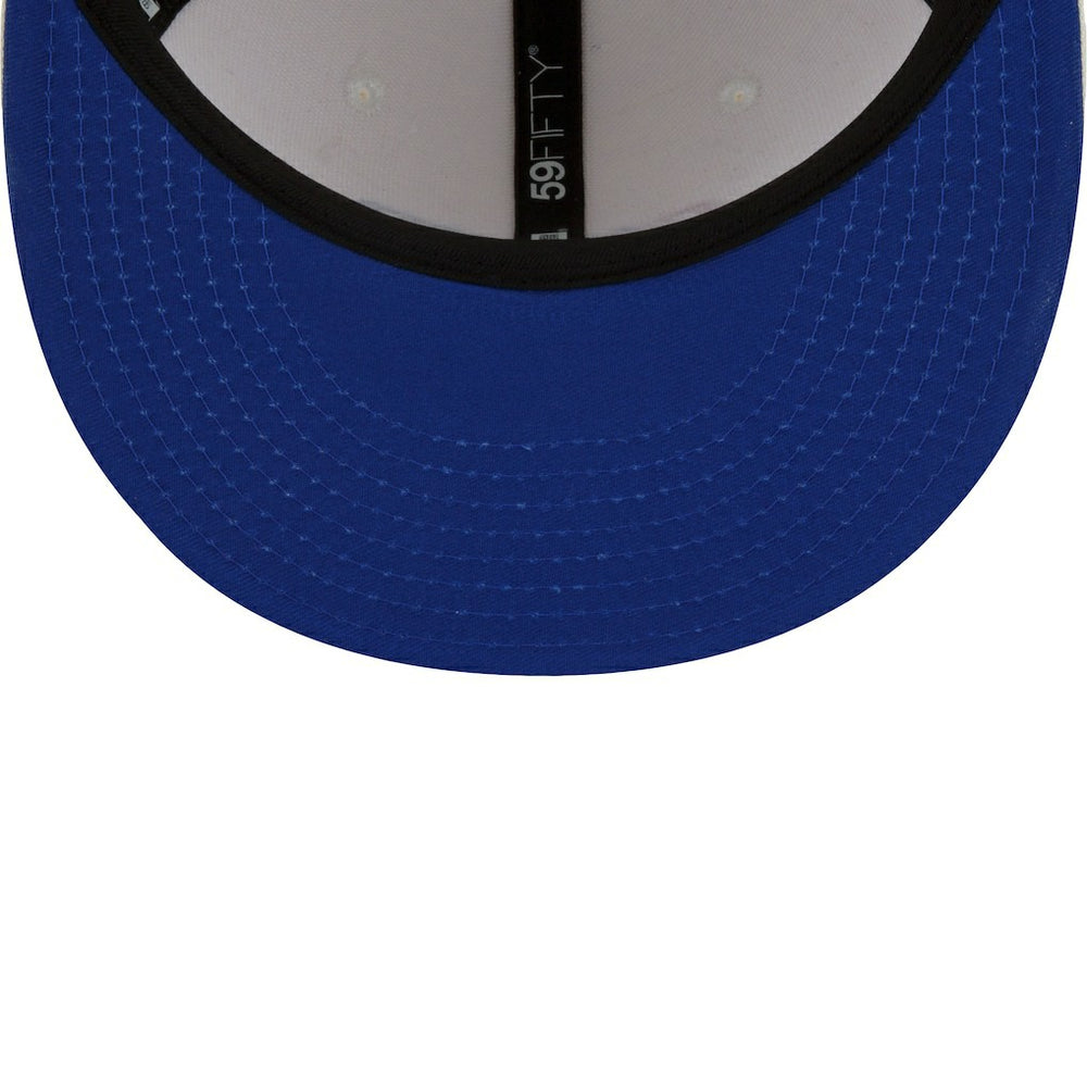 New York Giants New Era Chrome Color Dim 59FIFTY Fitted Hat - Cream - NFL