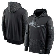 New Orleans Saints RFLCTV Chevron Pullover Hoodie - Black - Nike