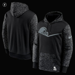 Cleveland Browns RFLCTV Chevron Pullover Hoodie - Black - Nike