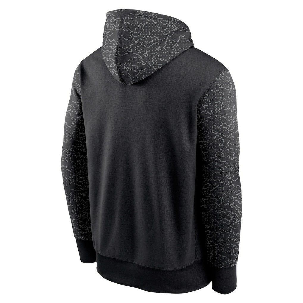 Cleveland Browns RFLCTV Chevron Pullover Hoodie - Black - Nike