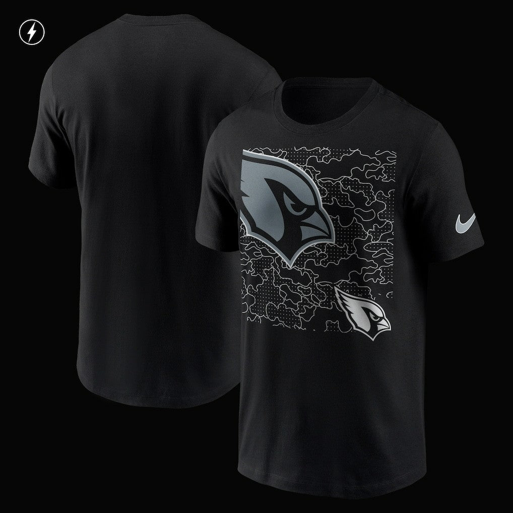 Arizona Cardinals RFLCTV T-Shirt - Black - Nike