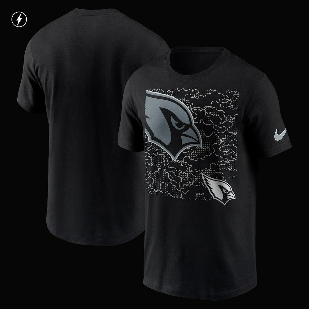 Arizona Cardinals RFLCTV T-Shirt - Black - Nike
